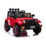 Elektrické autíčko - Jeep BRD-7588 4x4 - nelakované - červené 